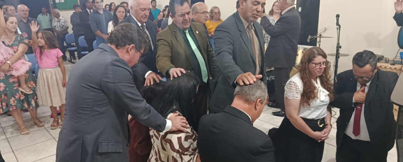 Culto de transição missionária realizado pela ADMSJP em janeiro de 2026