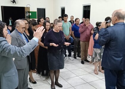 Culto na congregação AD Faxina em São José dos Pinhais Paraná