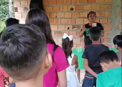 Relatório Missionário da Vila Bom Jardim em Maracanã Pará com Projeto Campos Brancos, crianças e visitas missionárias.