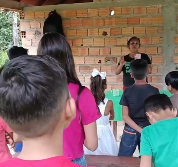 Relatório Missionário da Vila Bom Jardim em Maracanã Pará com Projeto Campos Brancos, crianças e visitas missionárias.