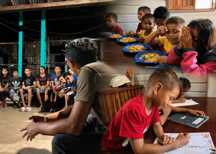 Missão no Rio Gurijuba Marajó com crianças discipuladas, jovens alcançados e preparação para a EBF 2026.
