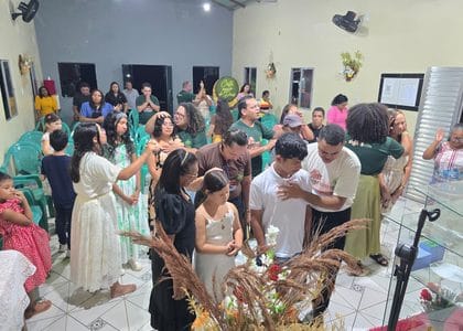 Ação missionária em Derrubada, Maracanã PA, realizada pela Missionária Leticia Cardoso