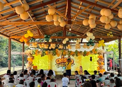 Obra missionária no Rio Gurijuba durante julho de 2026 com os missionários Edivano e Viviane