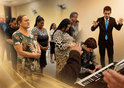 Trabalho missionário em Marilândia do Sul no Paraná com cultos e comunhão da igreja